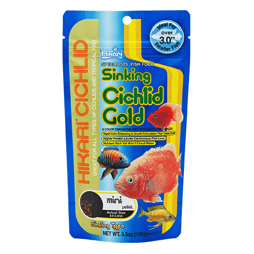 Hikari Tropical Sinking Pellets for Cichlids and Larger Tropical Fish - Color Enhancing Diet
