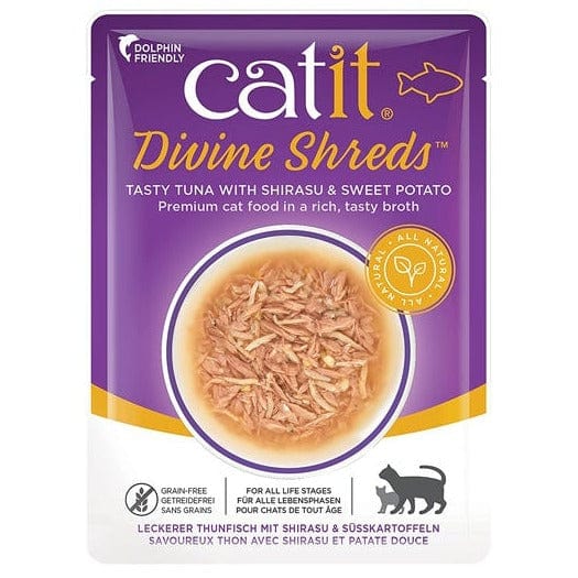 Catit Premium Tuna, Shirasu & Sweet Potato Shreds Cat Food Topper