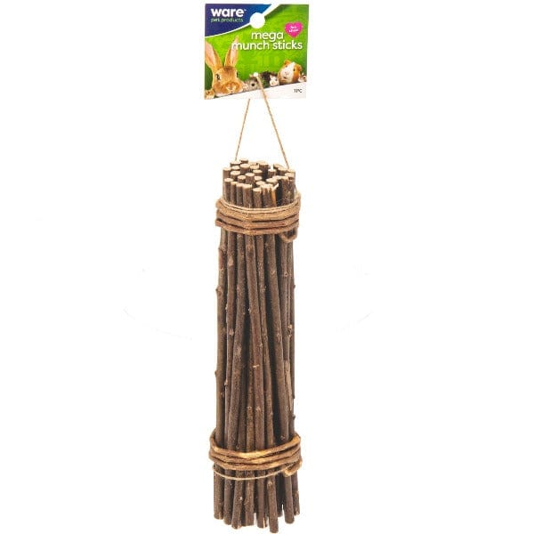Ware Premium Mega Munch Natural Willow Chew Sticks for Small Pets