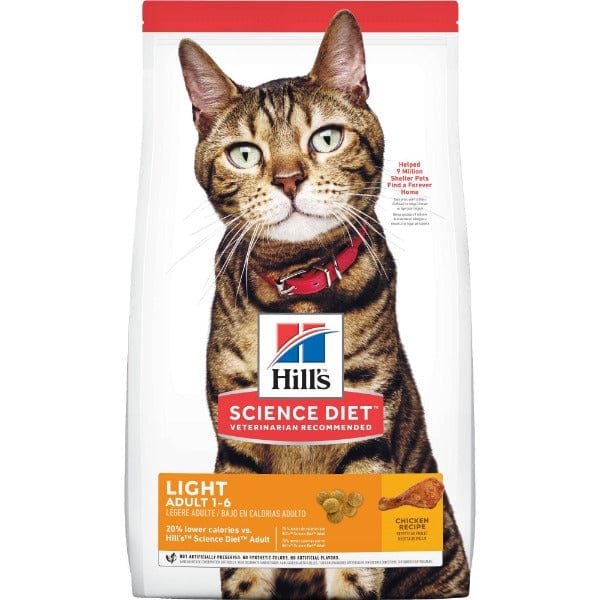 Hill's Science Diet Dry Cat Food - Adult Light Chicken Recipe