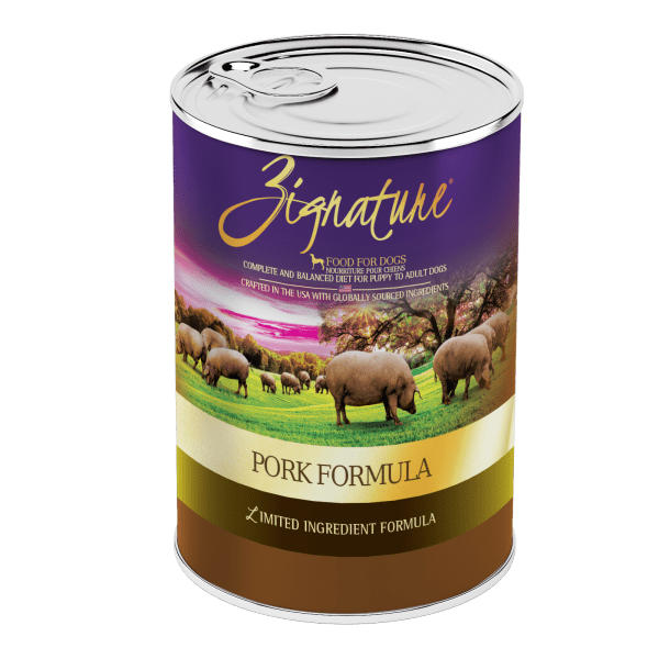 Zignature Premium Limited Ingredient Pork Formula Wet Dog Food