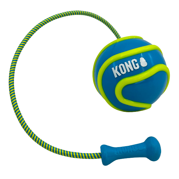 KONG Bunji High-Visibility Glow-in-the-Dark Ball Dog Toy for All-Day Play