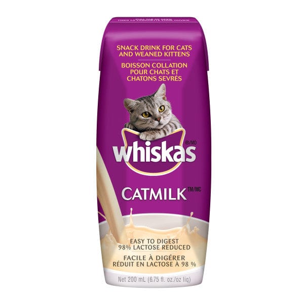 Whiskas Lactose-Reduced Cat Milk Snack Drink for Feline Delight