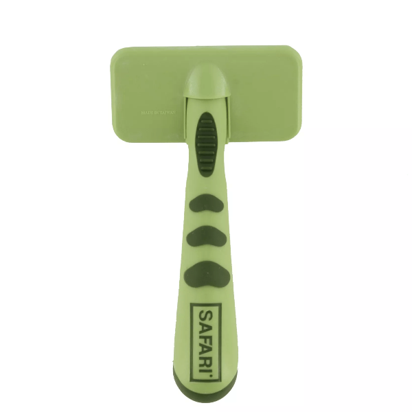 Safari Soft Cat Slicker Brush for All Coat Types, Comfort-Grip