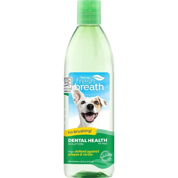 Tropiclean Dental Health Water Additive Solution for Dogs to Maintain Fresh Breath
