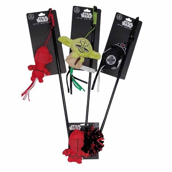 Star Wars Themed Cat Toy Wand and Value Pack Set for Endless Feline Fun