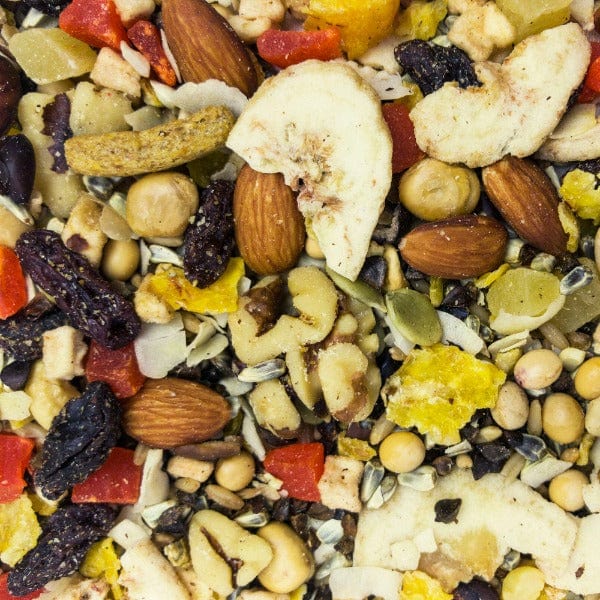 Sunburst Gourmet Natural Bird Treats: An Assortment of Sunburst Fruits to Nuts for Conures, Parrots & Macaws