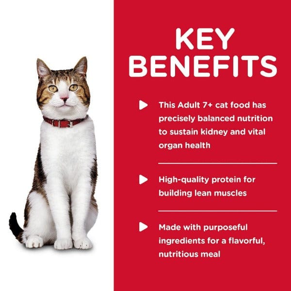 Hill's Science Diet Canned Savory Chicken Entree Adult Cat Food for Cats Aged 7 and Above, 5.5oz