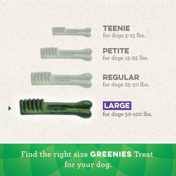 Greenies Large-Sized Original Dental Treats for Dogs