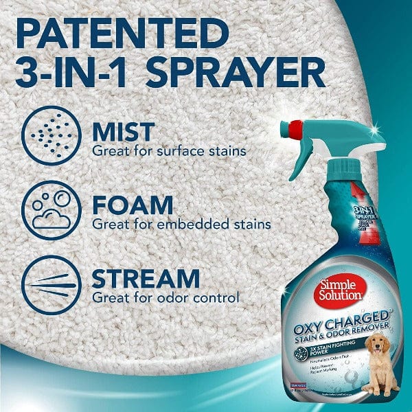 Simple Solution Oxy-Powered Pet Stain & Odor Remover 32 fl. oz. Spray