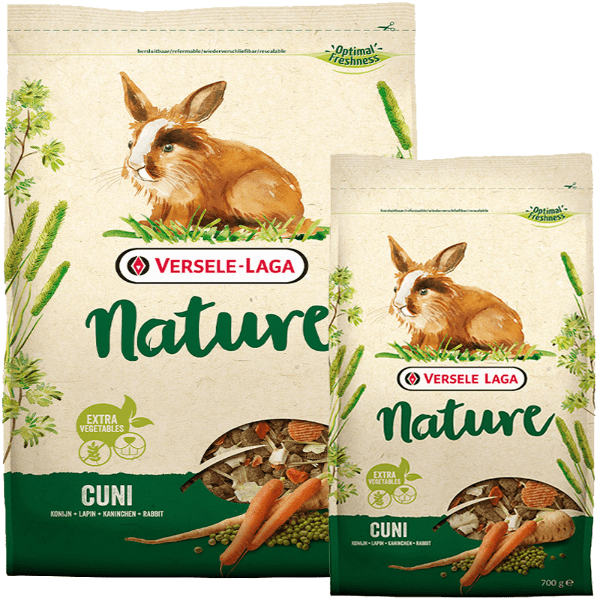 Versele-Laga Adult Rabbit Food - Nature Cuni for Dwarf and Regular Rabbits