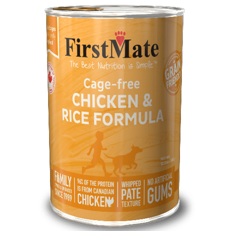 FirstMate Cage-free Chicken & Rice Canned Dog Food - Ideal for All Life Stages
