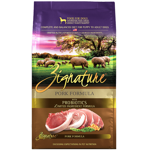 Zignature High - Quality Limited Ingredient Dry Dog Food with Pork Formula