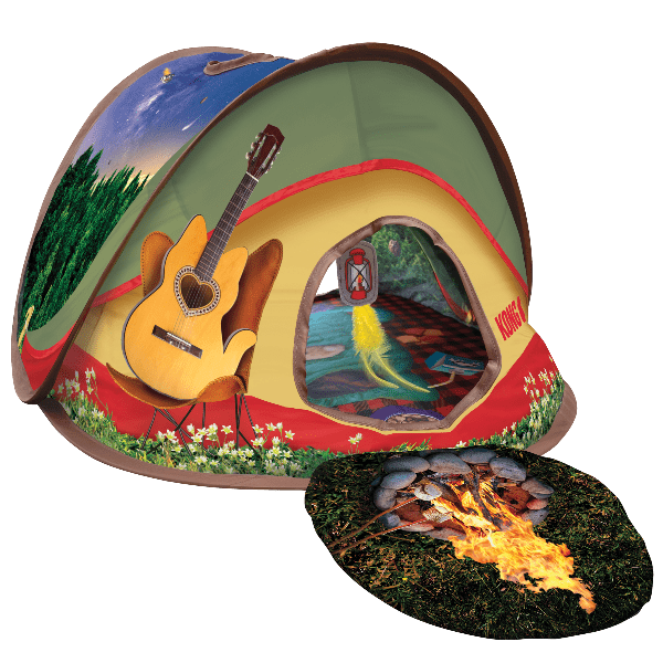 KONG Indoor Adventure Glamping Tent for Curious Kitties