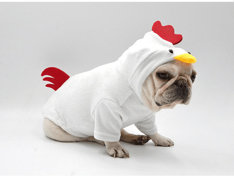 Adorable Rooster-Style Dog Costume for Canine Fun