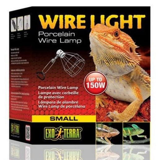 Exo Terra Porcelain Wire Clamp Lamp for Reptile Enclosures