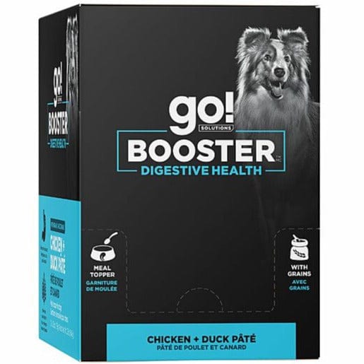 Go! Solutions Digestive Health Booster Chicken + Duck Pate Dog Food Topping for Optimal Gut Wellness