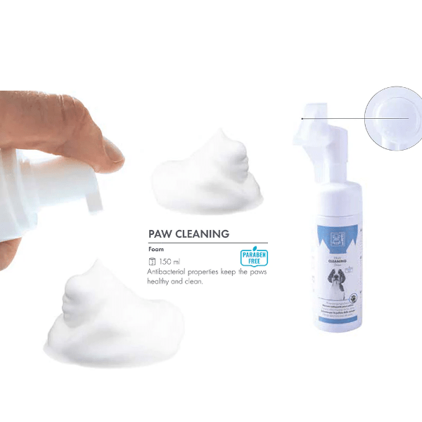 M-PETS Professional Paw Cleaning Foam for Pets - Keep Your Pet's Paws Clean and Healthy