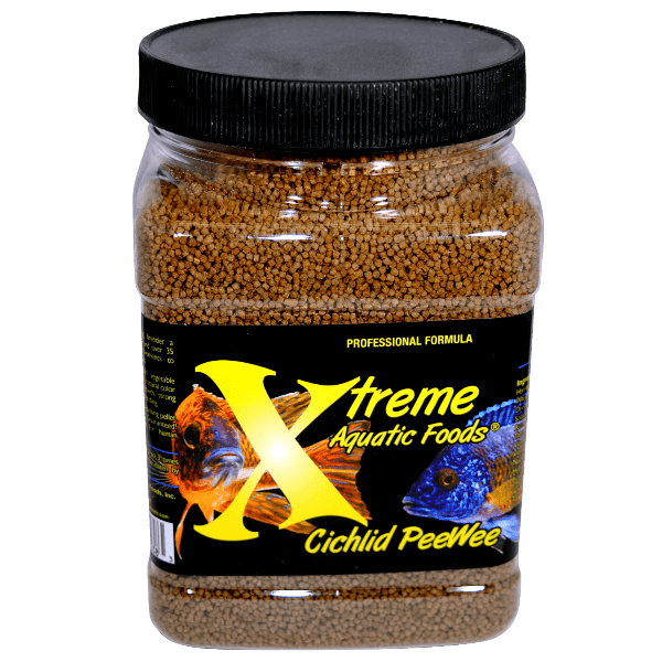 Xtreme Premium Cichlid PeeWee Slow - Sinking Pellet Food for African, South and Central American Cichlids and Carnivorous Tropical Fish