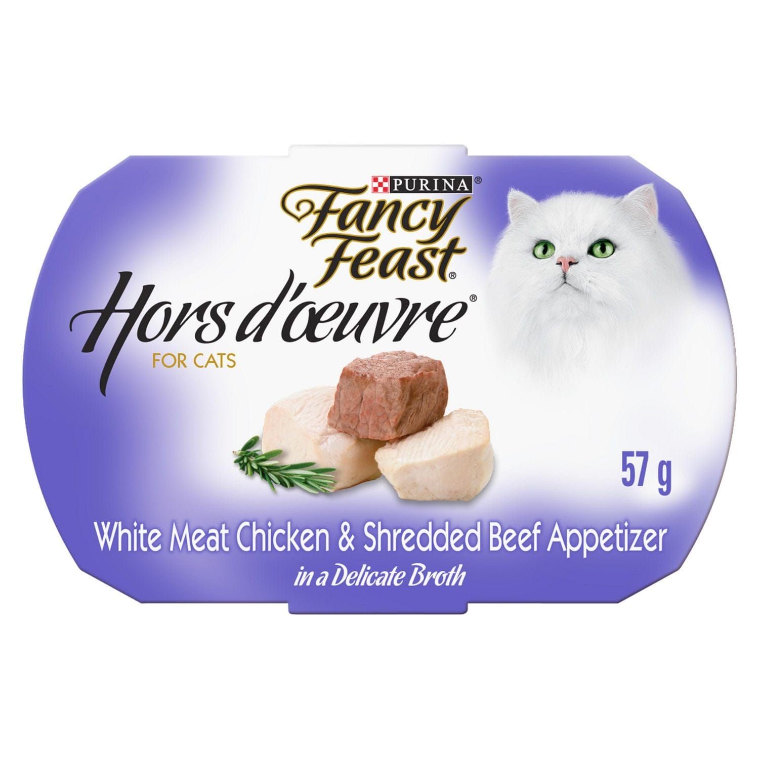 Fancy Feast Gourmet White Meat Chicken & Shredded Beef Cat Appetizer