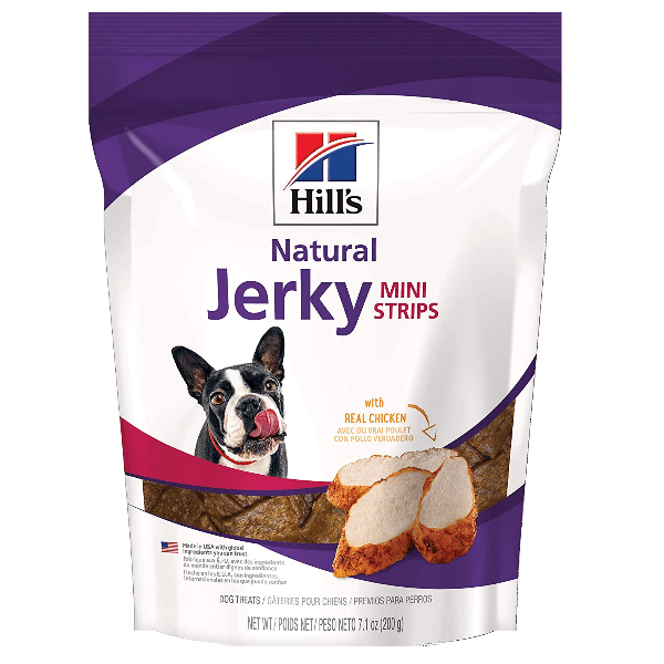 Hill's Premium Science Diet Miniature Jerky Strips Dog Treats Made with Real Chicken