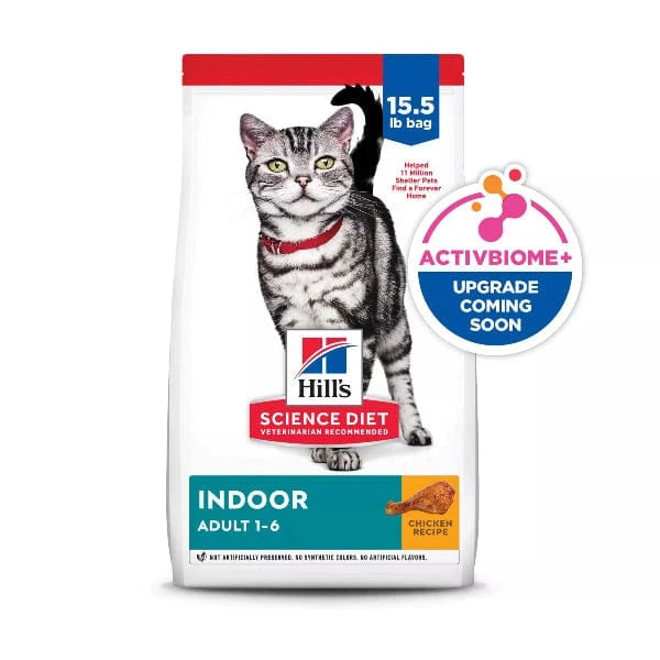Hill's Science Diet Indoor Adult Chicken Flavor Dry Cat Food - Optimal Nutrition for Indoor Cats