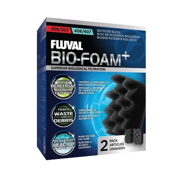 Fluval 306/406 & 307/407 Premium Bio-Foam+ Filter Media Pack of 2
