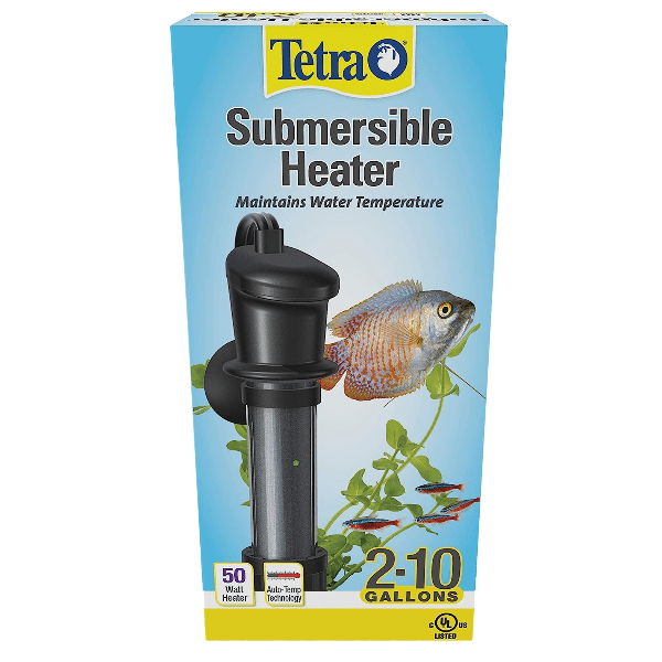 Tetra 50w Fully Submersible Aquarium Heater for Ideal Tropical Fish Tanks