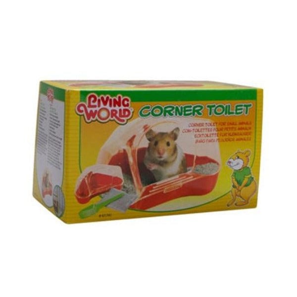 Living World Hamster and Gerbil Corner Toilet - Ideal for Easy Maintenance