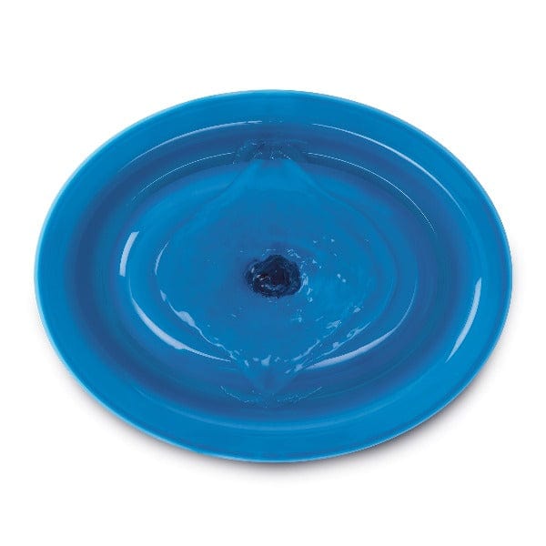 Zeus Cascade Blue-Top Drinking Fountain for Medium to Large Dogs