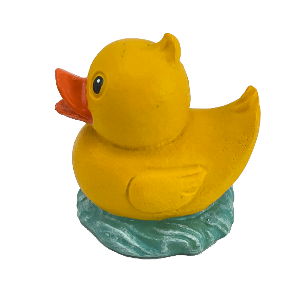 Aquarium Decorative Fish Gear Rubber Ducky Ornament for Betta Fish Tanks