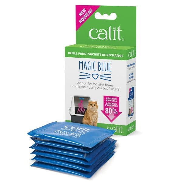 Catit Magic Blue Refill Filter Pads for Safe and Odor-Free Cat Litter Boxes