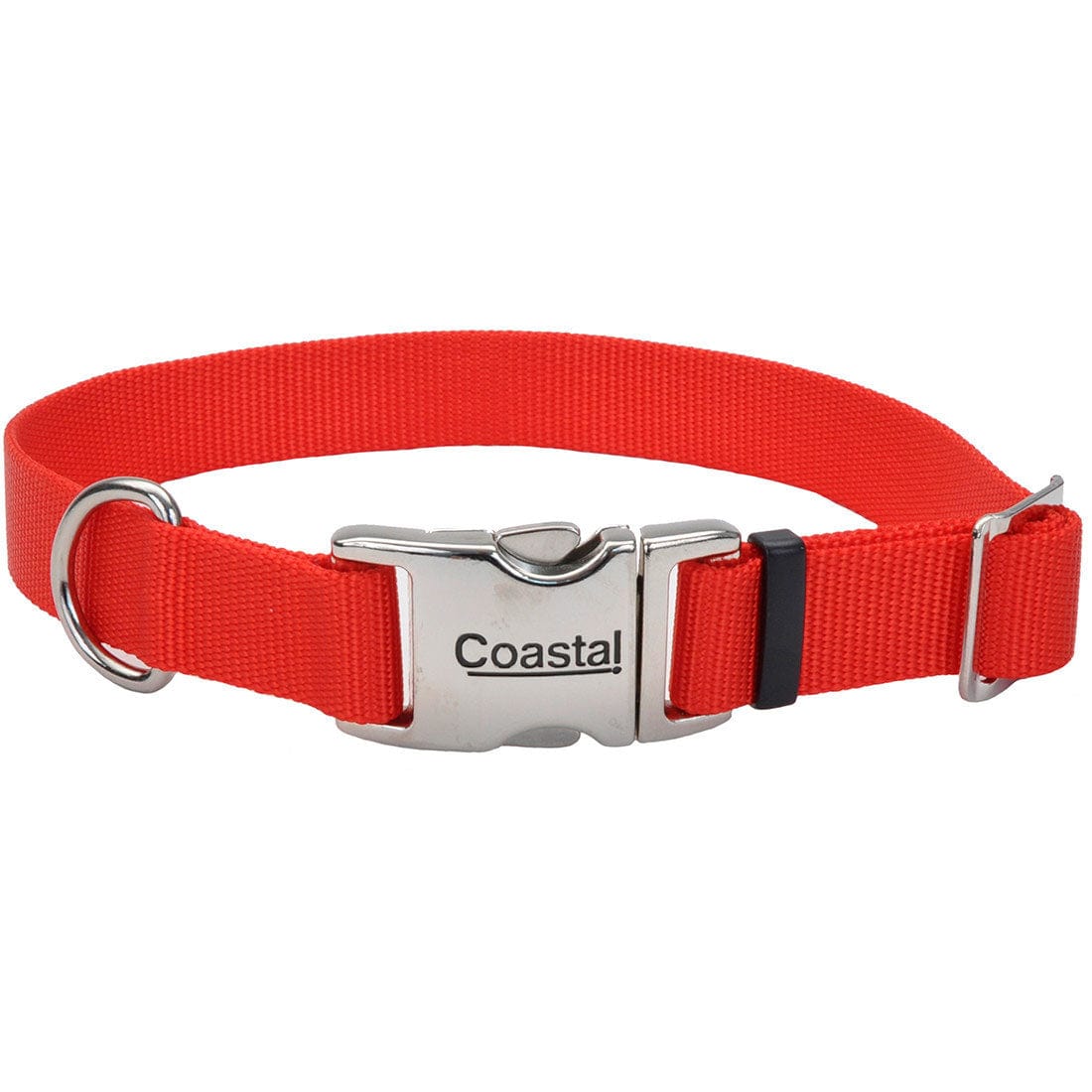 Coastal High - Quality Adjustable Nylon Dog Collar with Durable Metal Buckle