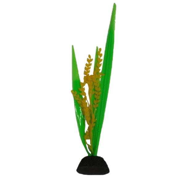 Glowing Green Seaweed-style Silicone Aquarium Decorative Plants Set of 8 Pieces