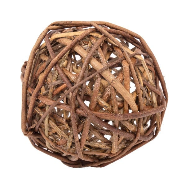 All - Natural Ware Willow Branch Ball Chew Toy for Small Pets