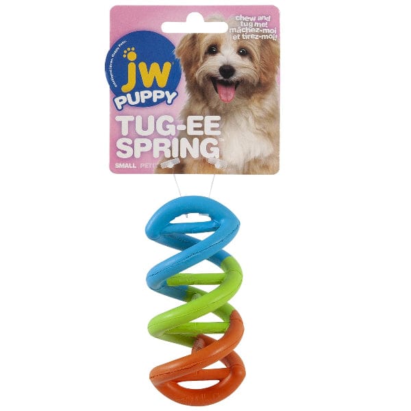 JW Interactive Puppy Tug-ee Spring Dog Toy