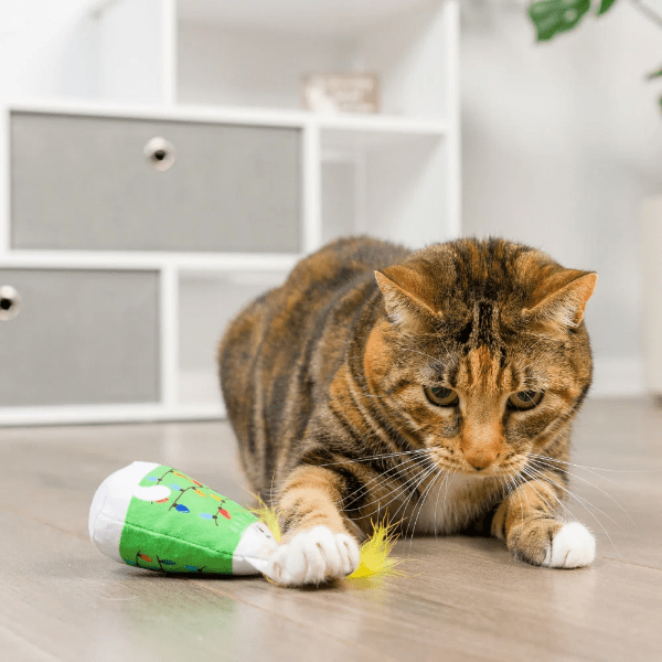 Huxley & Kent Christmas Meh Catnip - Filled Cat Toy for Festive Fun