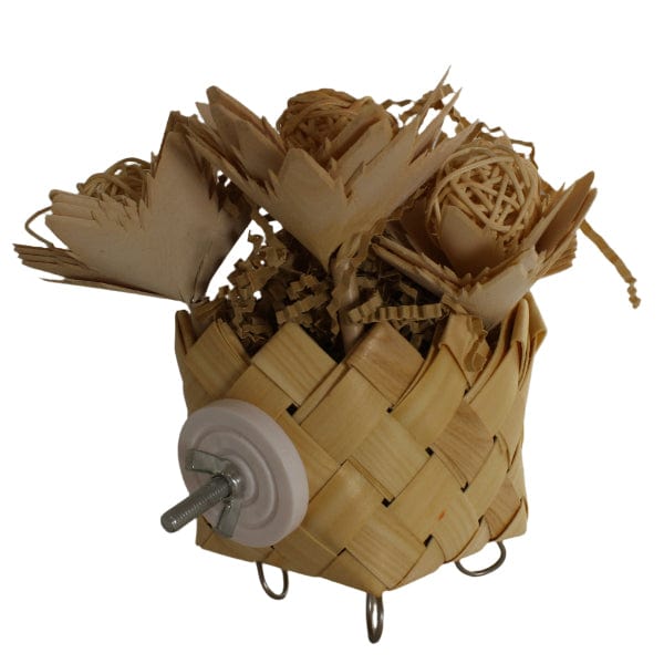 Lush Verdant Pot - An Ideal Foraging Bird Toy for Parakeets and Parrots