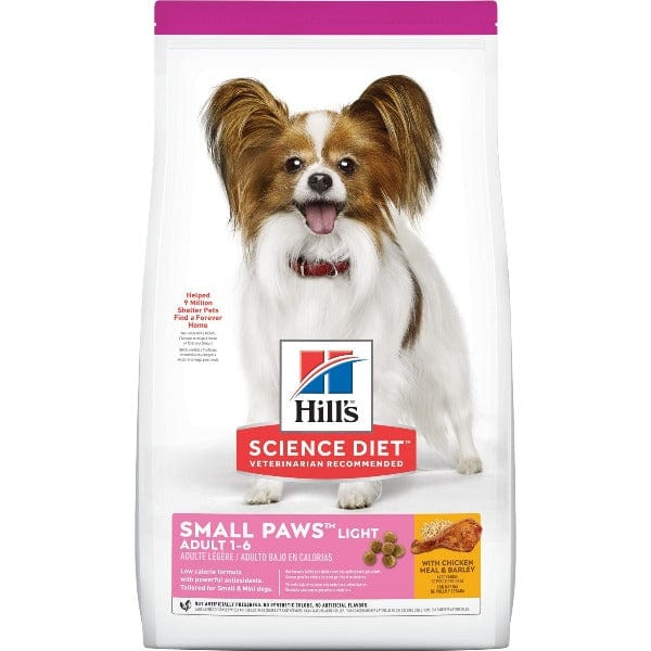 Hill's Science Diet Dry Dog Food for Adult Light Small & Mini Breeds with Chicken Meal & Barley, 4.5lb Bag