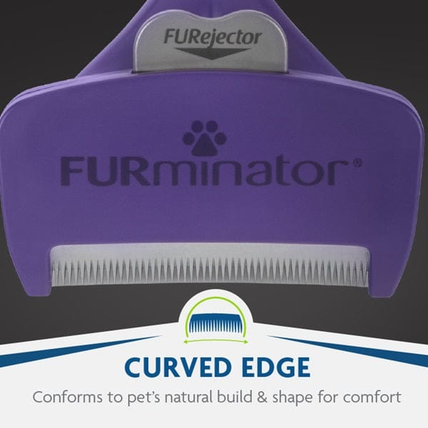 FURminator Cat DeShedding Tool - Ideal for Medium and Large Short - Haired Cats