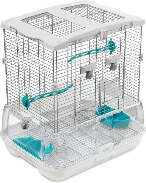 Hari Vision S01 Compact Wire Bird Cage for Budgies, Canaries, and Finches