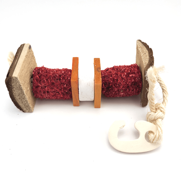 Moss Hollow Chewable Mineral Hanging Toy for Pet Dental Health