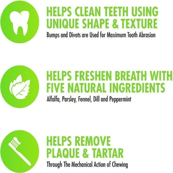 Minties Medium and Large-Sized Dental Chew Bones for Canine Companions