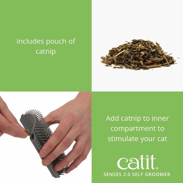 Catit Senses 2.0 Automatic Self - Grooming Brush for Cats