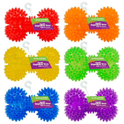 Gnawsome Small-Sized Squeaky Bone Toy for Dogs