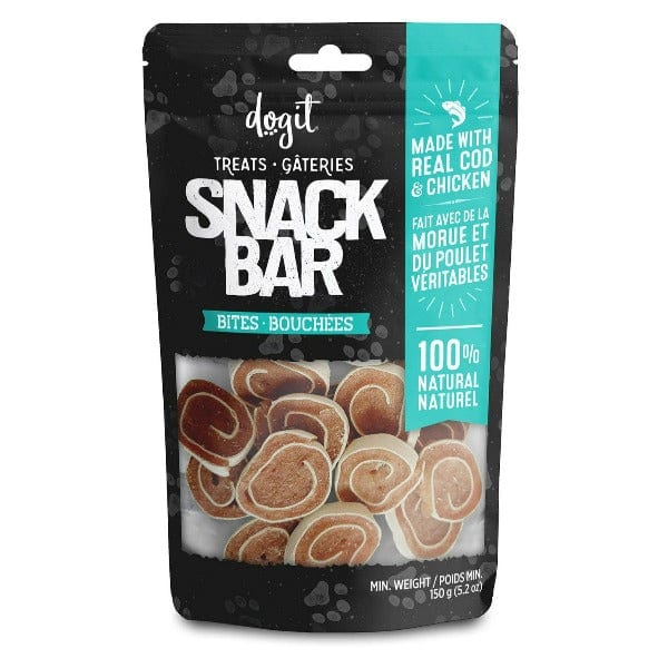 All - natural Cod & Chicken Dogit Snack Bar Bites for Dogs