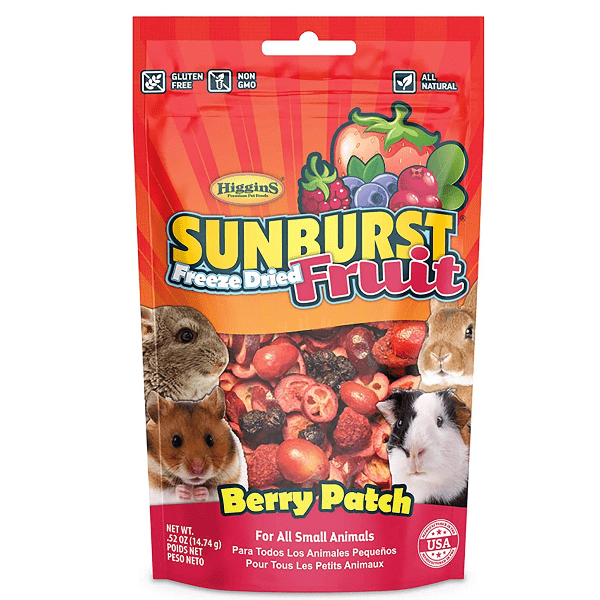 Sunburst Optimal Freeze - Dried Berry Patch Treats for Small Pets