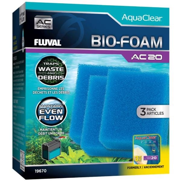 Fluval AC Series High - Performance Bio - Foam Insert for Aquarium Power Filters