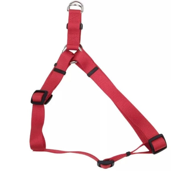 Adjustable Comfortable Nylon Wrap Dog Harness with Dual D - rings