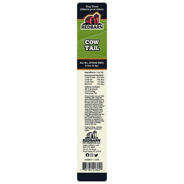 RedBarn Premium Natural Cow Tail Dog Chew for Canines of All Kinds